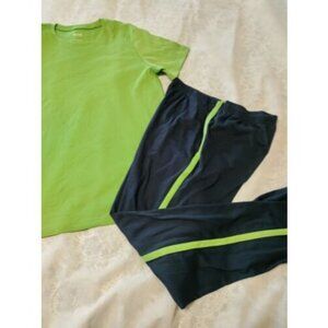 Blair 2 Piece Pajama Set Medium Cotton Polyester Lounge Wear Track